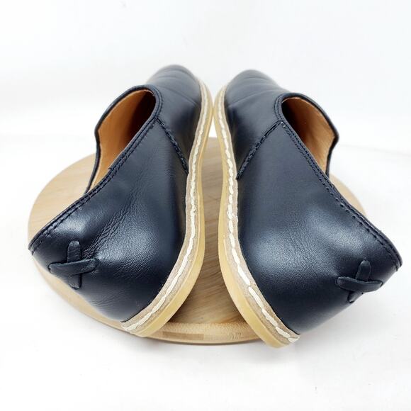 Charix Shoes Womens 37 Black Leather Slip On Loafer Comfort Classic - Picture 10 of 14